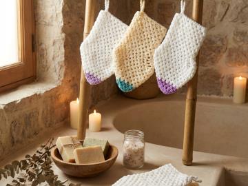 راهنمای کامل خرید لیف بافتنی و کیسه لیف | از سنتی تا فانتزی