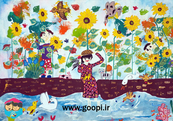 کودکان ایرانی از مسابقه نقاشی «جی کیو ای» ژاپن جایزه گرفتند! | مجله ی مادر و کودک گوپی